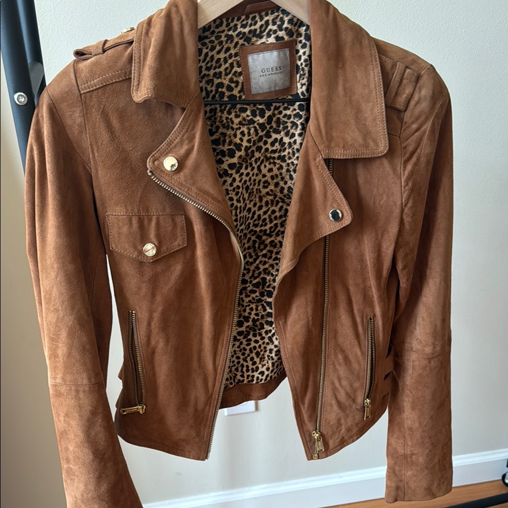 Brown Suede Women's Jacket